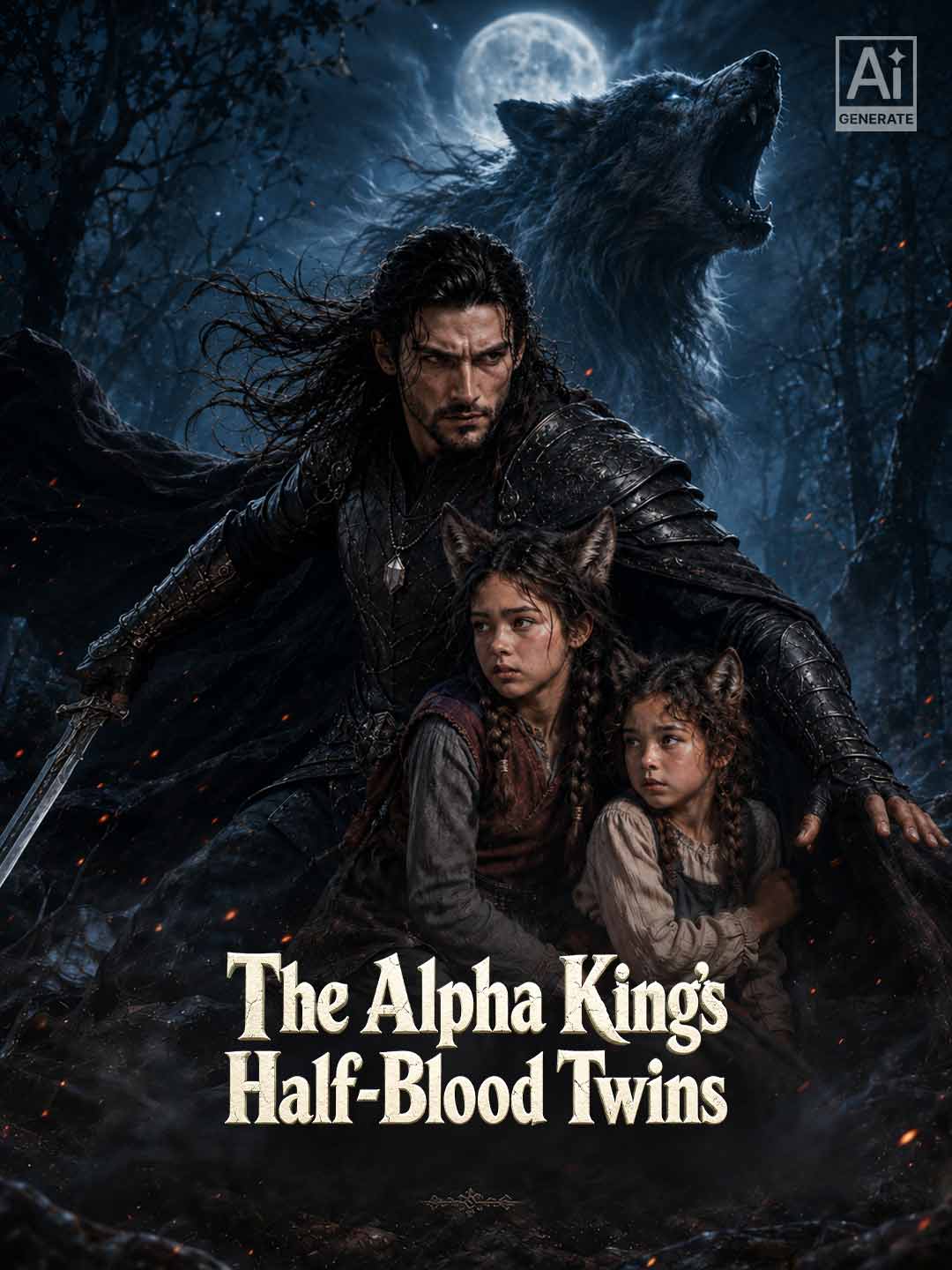 The Alpha King's Half-Blood Twins封面